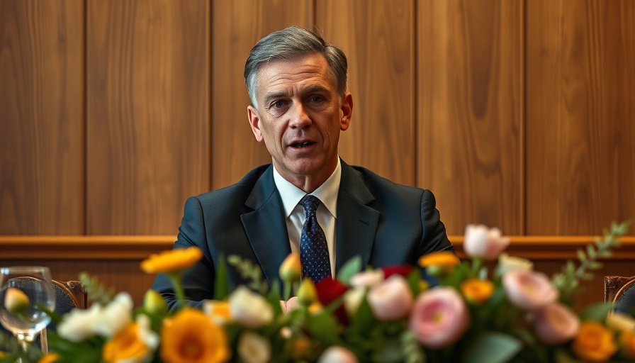 Distinguished male in suit discussing at a formal meeting, Financial Planning.