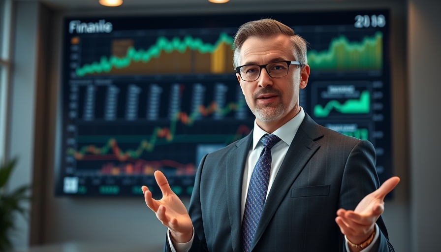 Confident business professional discussing financial planning indoors.