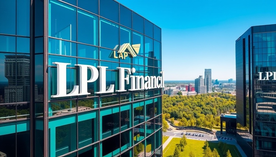 Corporate headquarters of LPL Financial building exterior.