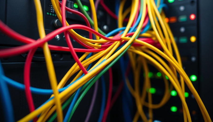Vibrant network cables in server room, Netflix price target raised to $1,350.