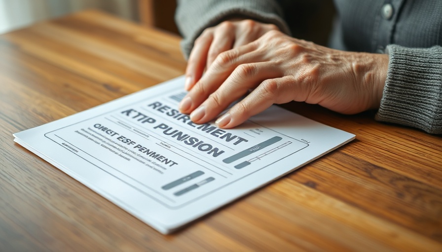 Close-up of hands holding a pension booklet related to Pooled Employer Plans.