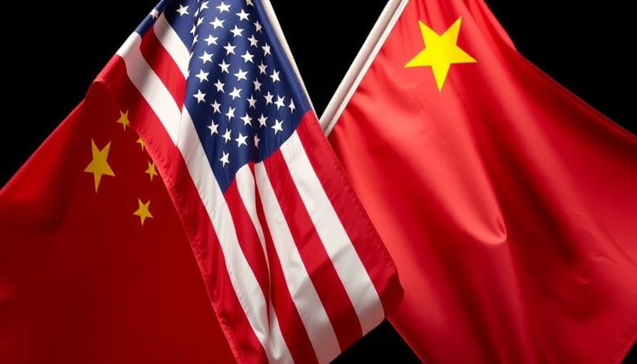 China investment ban US private equity concept with US and China flags.