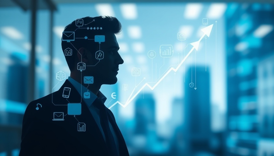 Startup investment concept with tech icons and business theme.