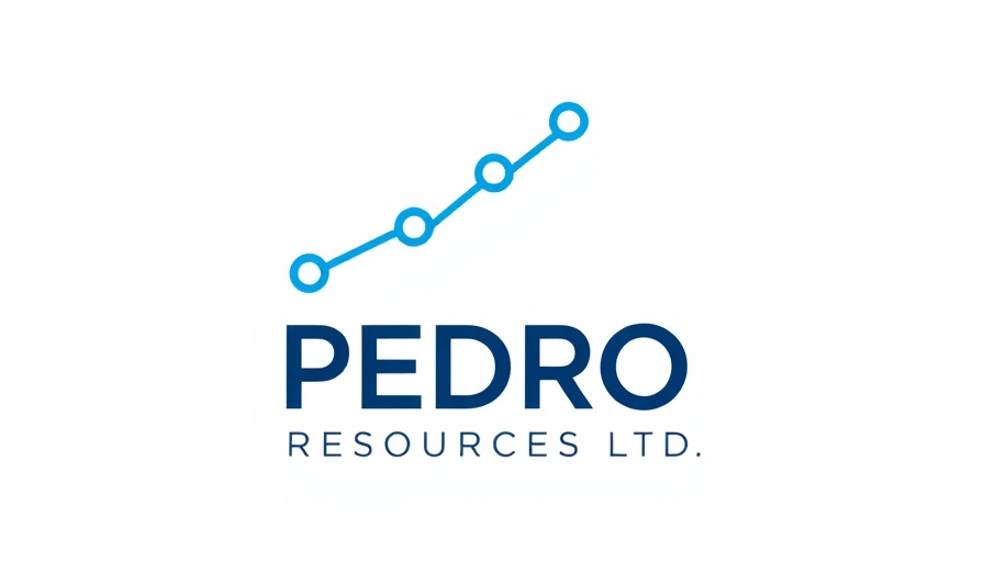 Pedro Resources logo with a rising line graph, symbolizing financial growth.