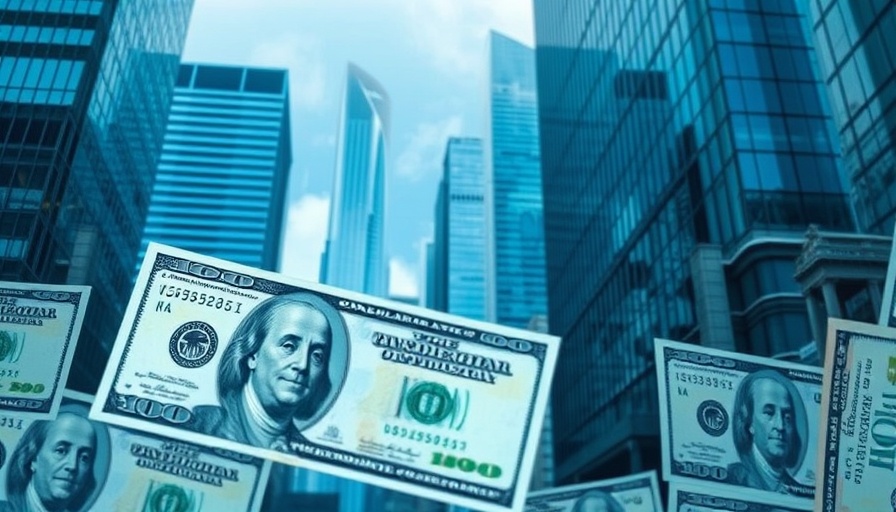 Abstract collage of money and skyscrapers symbolizing Family Office Advantage in Private Real Estate Investments.