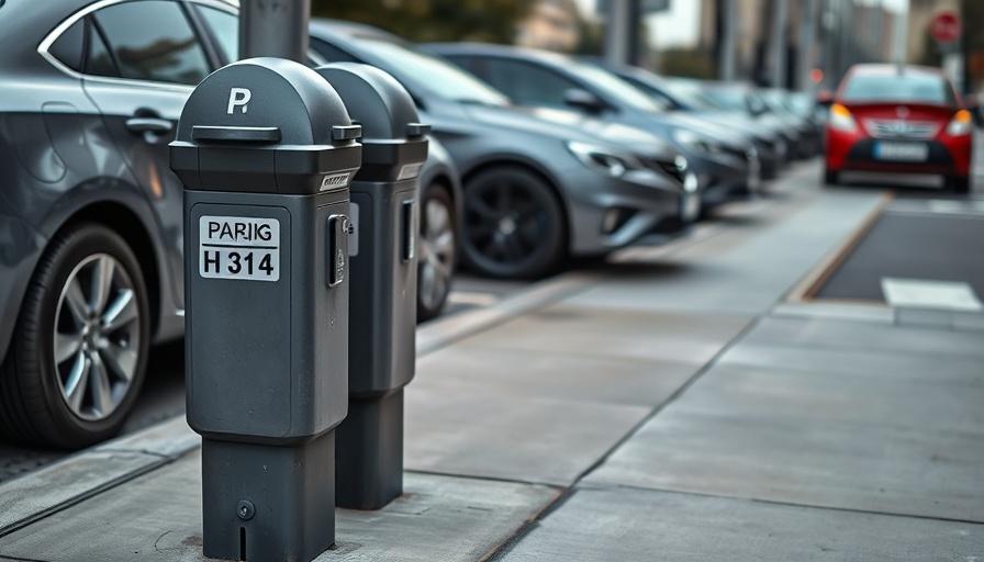 Winston-Salem parking meters in downtown showing changes