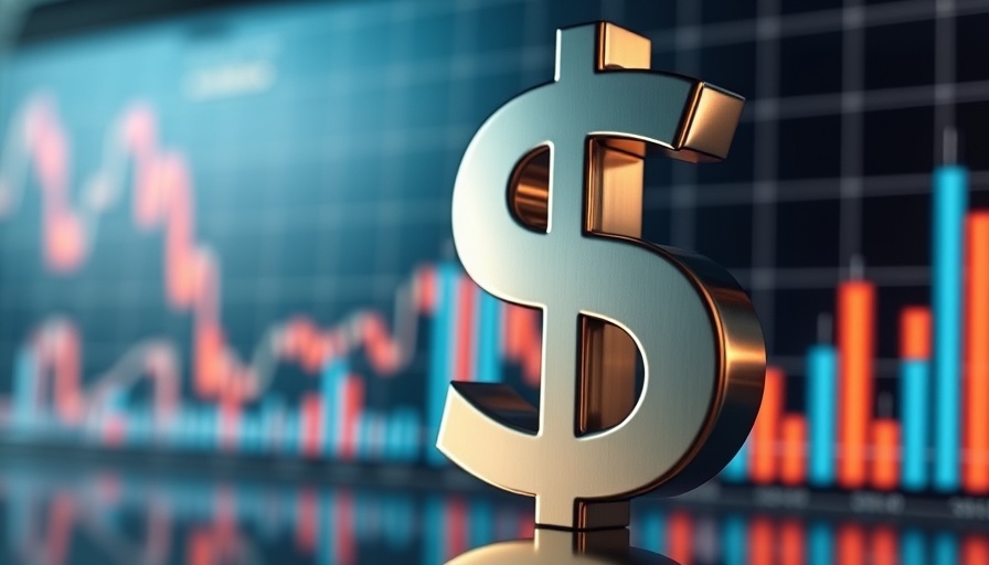 Metallic dollar sign with financial graph, depicting Wall Street brokers losing billions in fees.