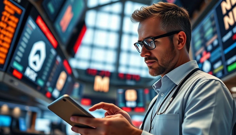 Financial analyst in stock market setting, symbolizing financial planning.