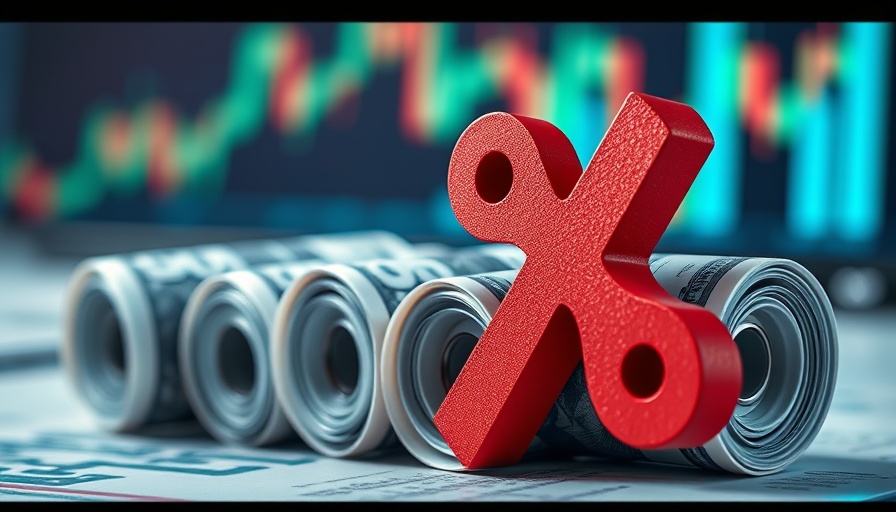 Fund Fees Reduction Insights visual with percentage symbol and dollar bills.