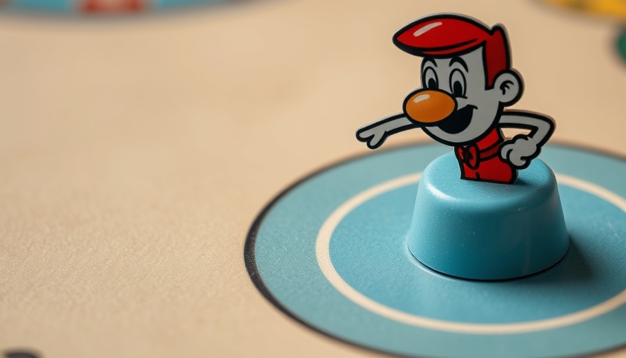 Board game piece character signifying penalty step.