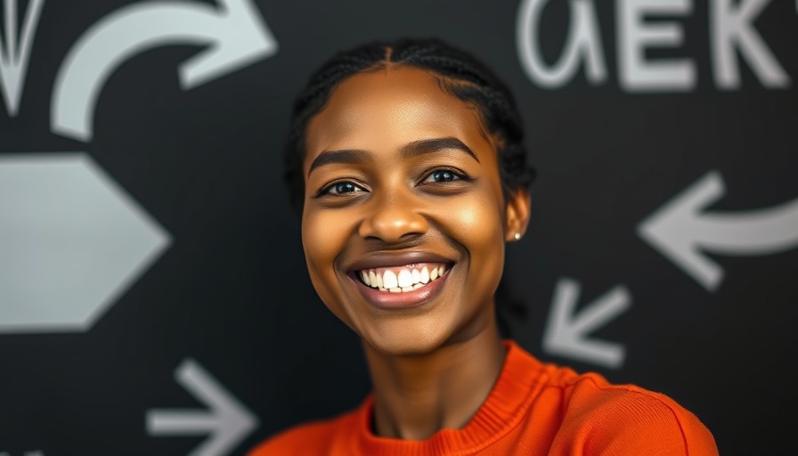 Investing in Women’s Sports: Confident woman smiling in vibrant outfit.