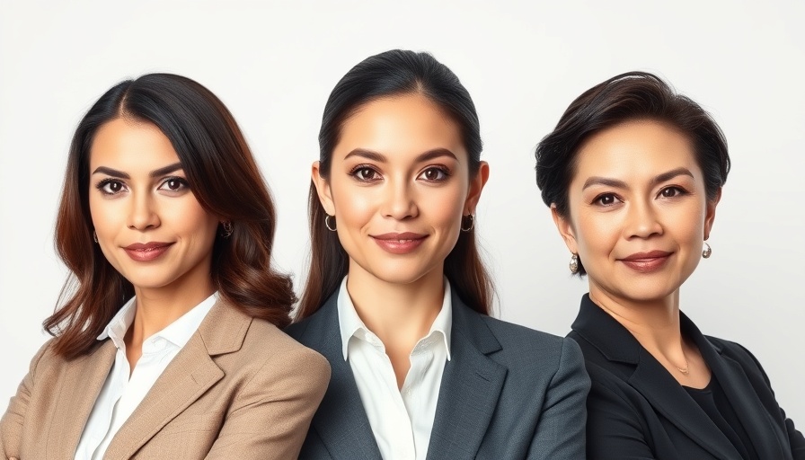 Portraits of three executives for financial planning.