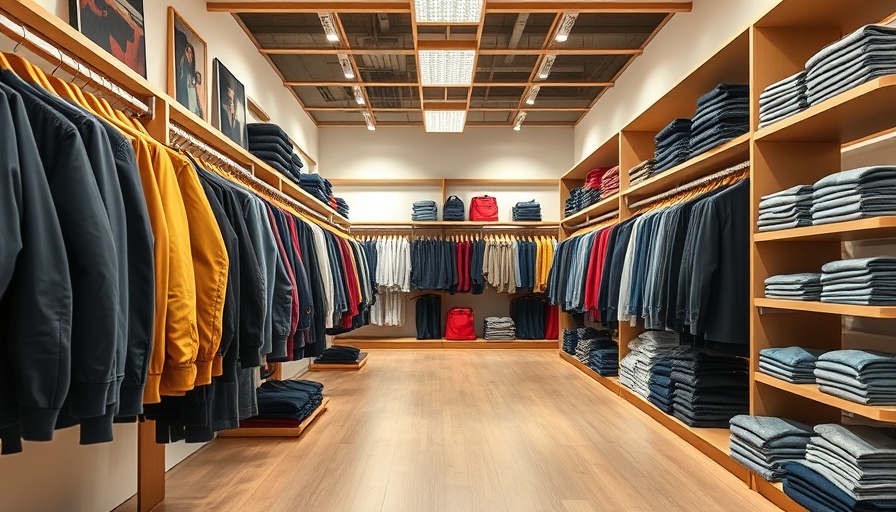 Retail clothing store interior featuring well-organized apparel, Carlo Rino Group Berhad stock.
