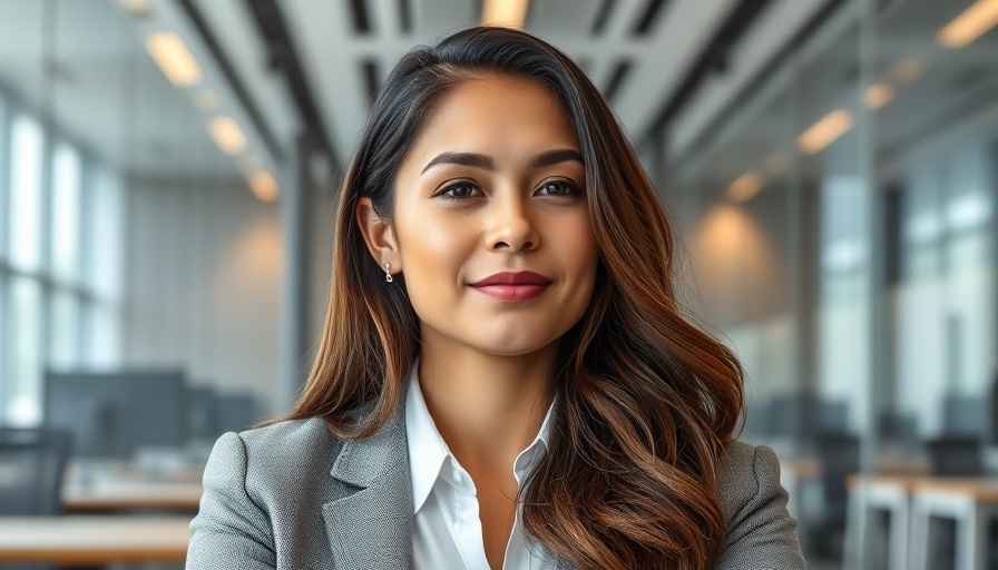 Professional young woman in modern office, Financial Institutions Solutions Australia