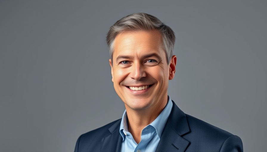 Confident professional man smiling for financial planning