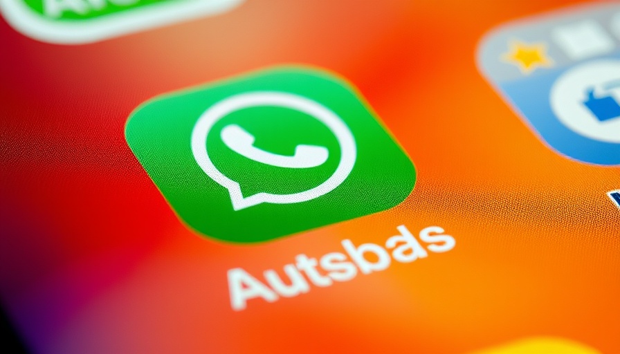 WhatsApp notification icon on phone screen symbolizing digital communication flow.