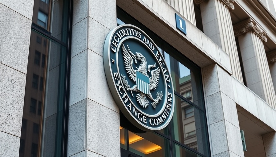 U.S. SEC building with official seal reflecting Mandatory Arbitration Rules.