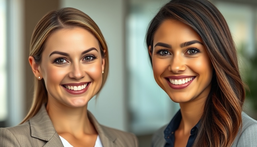 Financial planning experts posing confidently in an office setting.