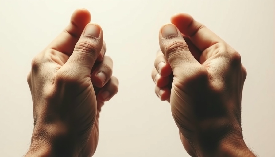 Hands in supportive grip symbolizing charitable planning in financial advising.