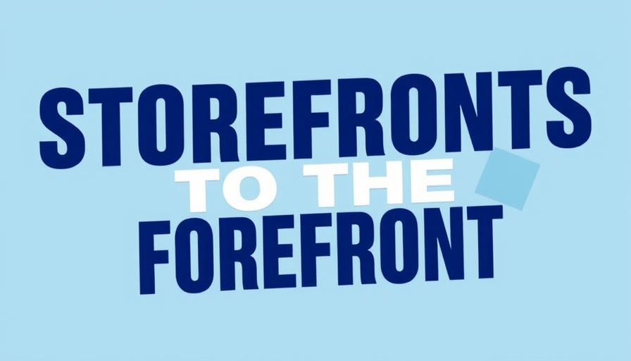 Typographic design with blue and white lettering for Cincinnati Regional Chamber small business grant.