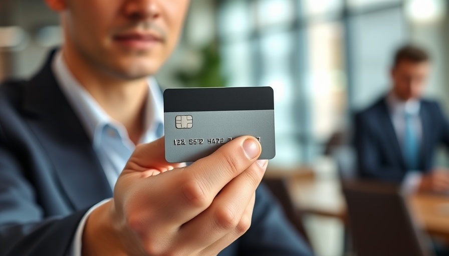 Corporate credit card exchange in a modern office, symbolizing integration with accounting platforms.