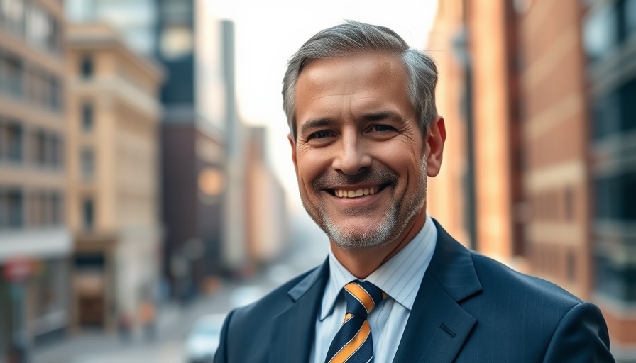 Smiling professional, Commonwealth Financial Advisors backdrop.