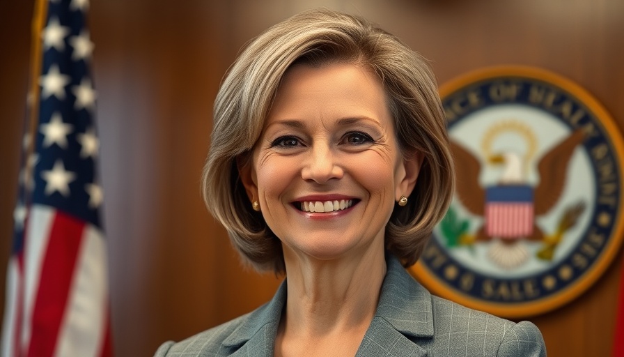 WV SBDC appoints Lyla Grandstaff as business coach portrait with flags.