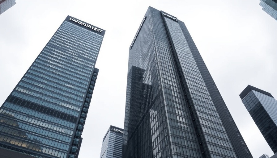Modern skyscraper associated with financial planning under overcast sky.