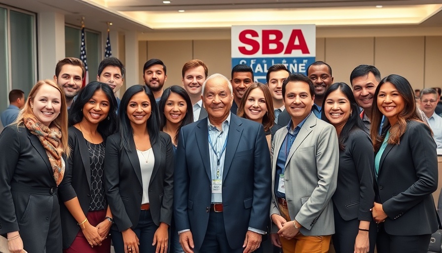 Nevada Small Business Challenges Survey group photo at conference.