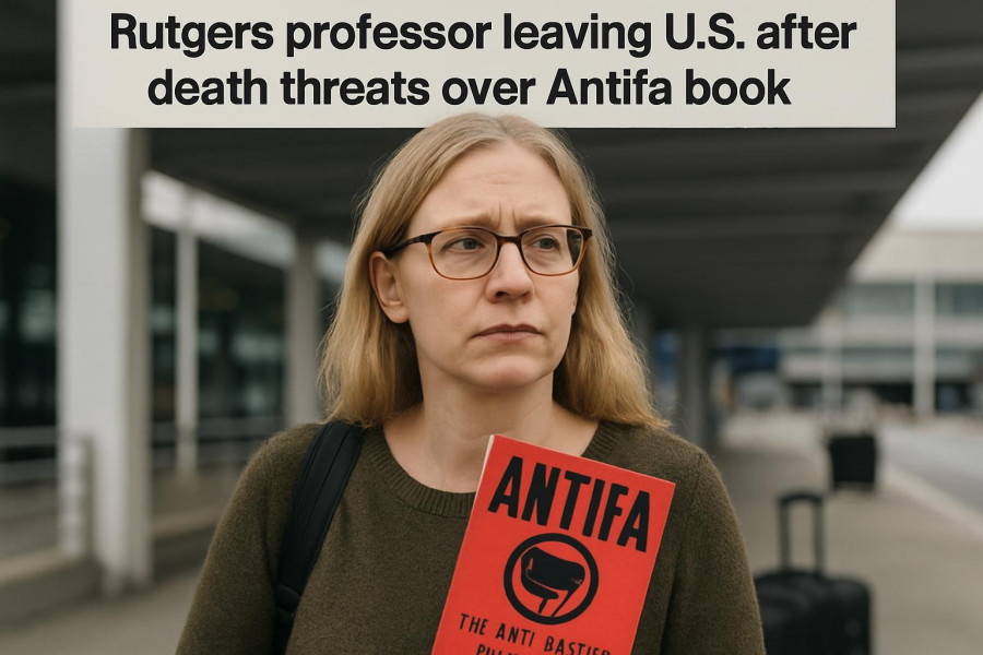 Rutgers professor leaving U.S. after death threats over Antifa book