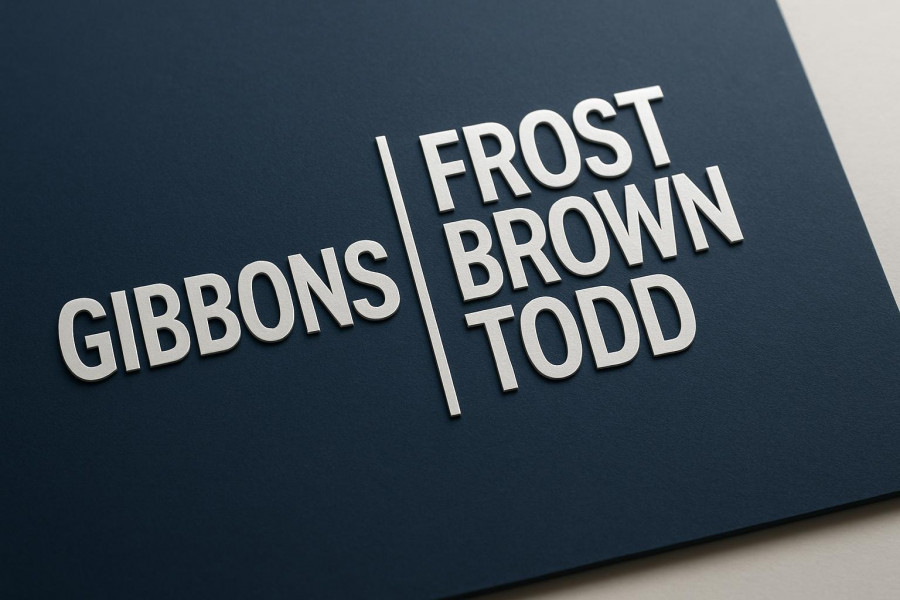Logos of Gibbons and Frost Brown Todd merger.