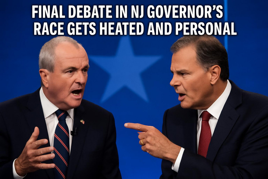 Final debate in NJ governor’s race gets heated and personal