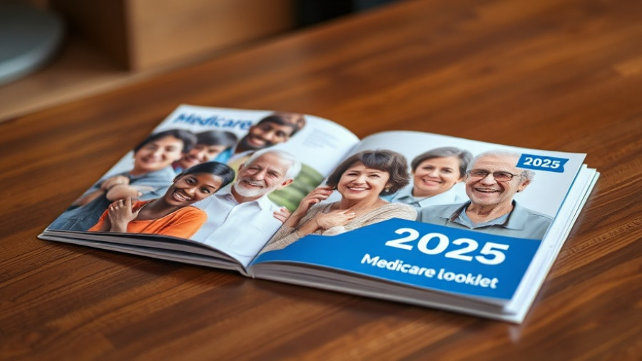 Medicare & You 2025 booklet on wooden table, best states for Medicare beneficiaries.