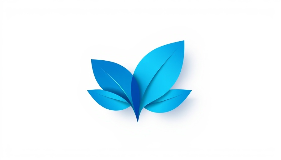 NAIPC logo featuring abstract blue leaf, modern design.
