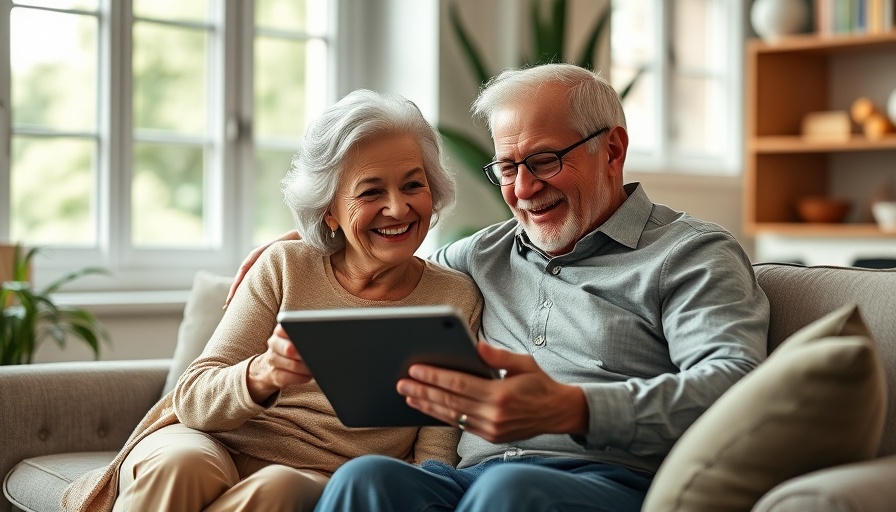 Seniors with memory loss, elderly couple enjoying time together indoors.