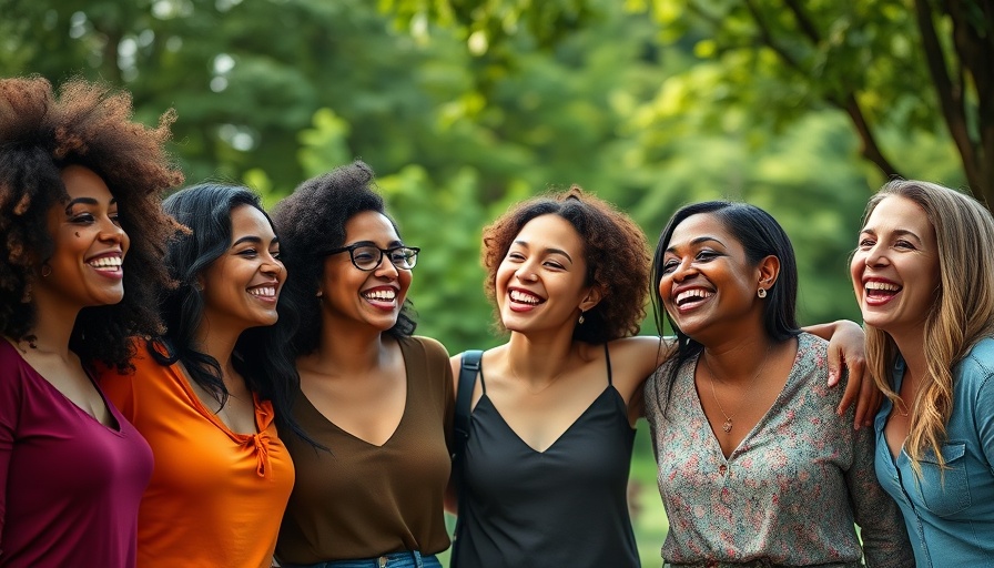 Happy older women embracing outdoors, showing the importance of women's friendships in elderly.