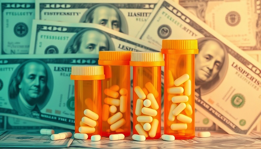 Prescription bottles and US dollar bills highlighting AARP Community Investment for Seniors.