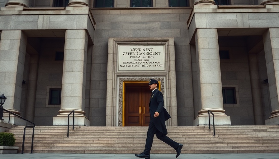 Medicare and Medicaid fraud citizenship risk depicted by a guarded government building.