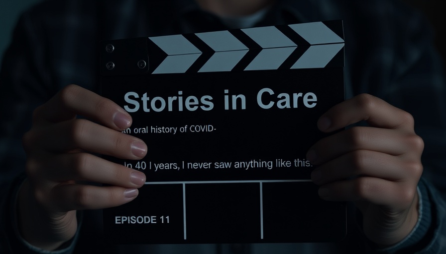 COVID-19 documentary series episode 11 clapperboard.