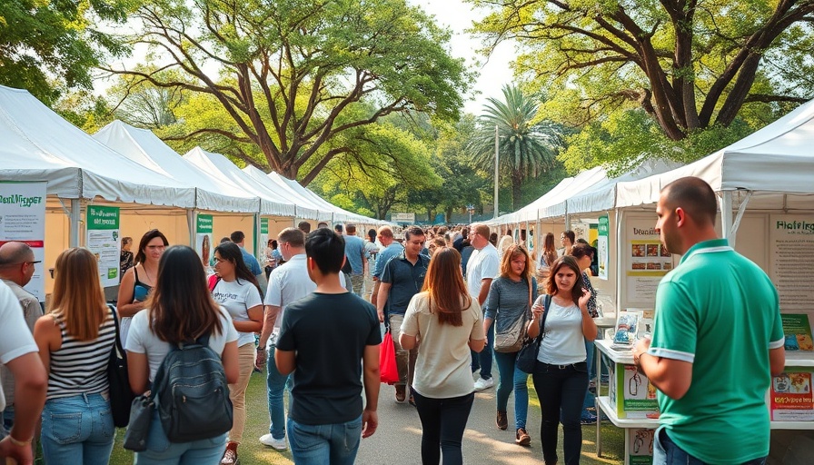Healthy Living Festival with free health screenings and activities.