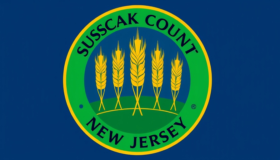 Seal of Sussex County, New Jersey for health newsletter August 2025