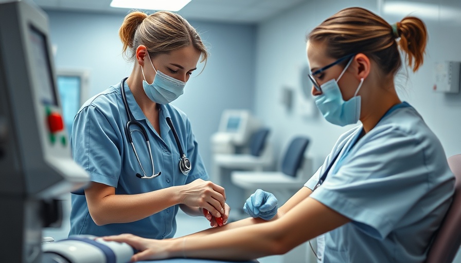Free A1C Testing for Blood Donors in a clinical setting.