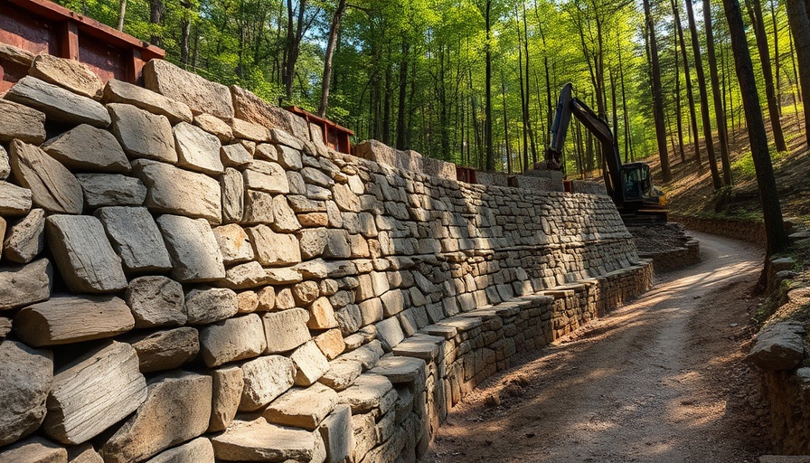 Warren County Lommason Glen Road Reconstruction near forest.