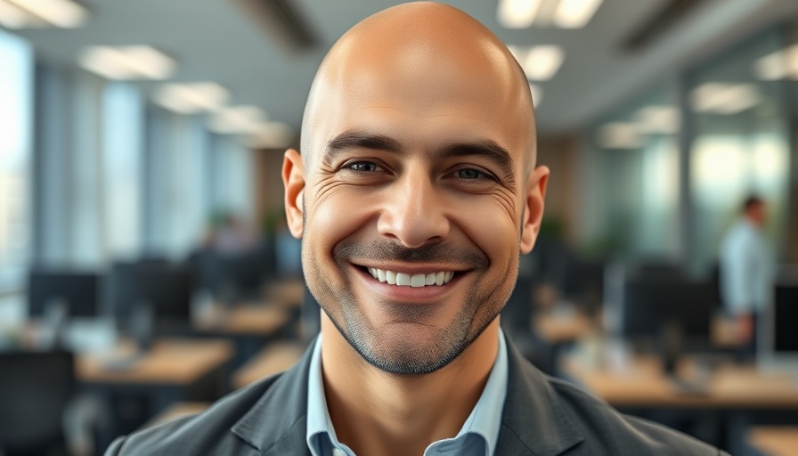 Bald man smiling in professional setting - ZRG Expansion in Latin America.