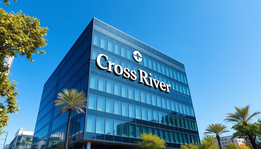 Cross River corporate building showcasing commercial banking group.