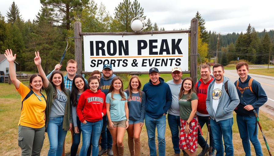 Youth Sports Media Access group at Iron Peak Sports & Events, outdoor team photo.