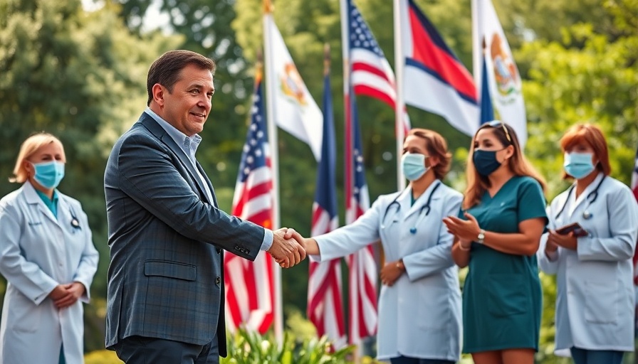 Public figure and doctors at event to extend ACA tax credits.