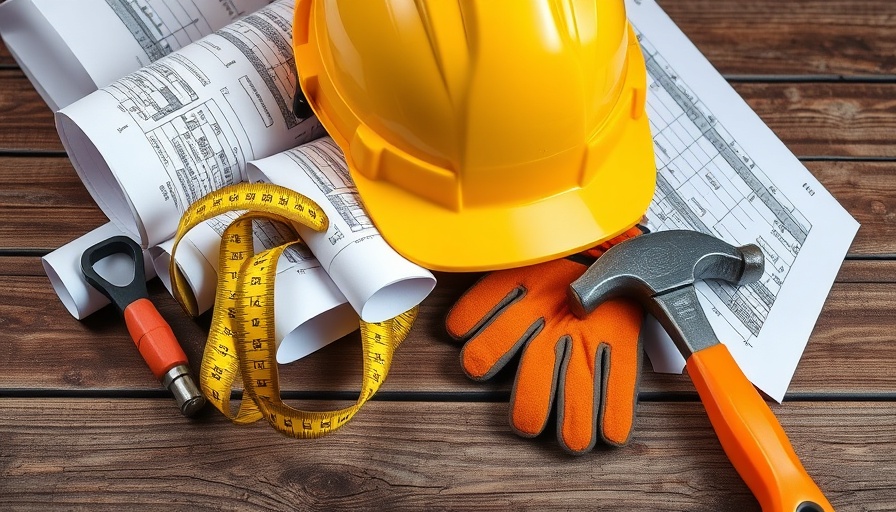 Construction tools for rehabilitation of Lafayette Village Apartments in Jersey City.