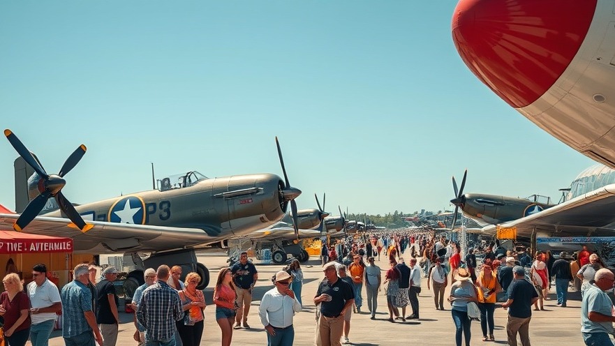 New Jersey AirFest showcasing historic military aircraft with vibrant community interaction.