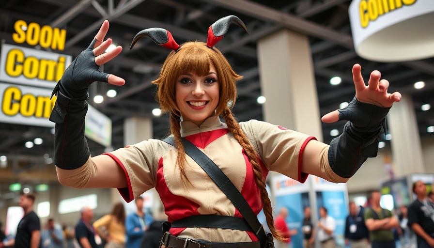 Cosmic Con Battling Hate: Cosplay performer at Comic Con event.